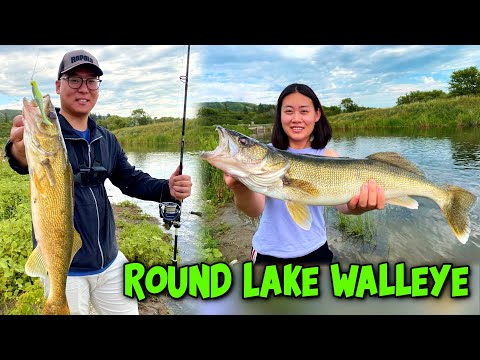 Slamming Walleye and Perch! Shore Fishing on a New Lake, Saskatchewan