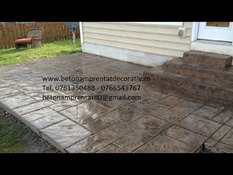 Beton Amprentat Dealu Viilor -Argeș Tel.0761350488 -0766543767