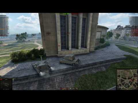World of Tanks 9.16 Test Server, Paris Map, FV 4005, 5000 Damage