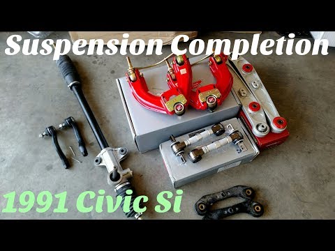 Skunk2 Alpha LCA & Camber Kit, Rack & Pinion, Toe Arms, Tie Rods 1991 EF Civic Si B16A