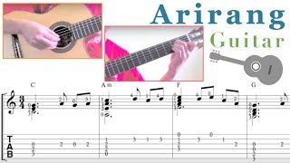 Arirang / Korean (Guitar) [Notation + TAB]