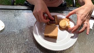Air Fryer S&#39;mores Recipe - How To Make Smores With Graham Crackers Marshmallows Chocolate - So Easy!