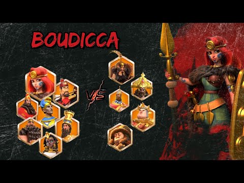 Rise of Kingdoms ~ Boudicca/Archers vs. Kavallerie