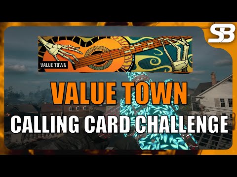 BO6 Value Town Calling Card (Black Ops 6 Zombies Value Town Calling Card)