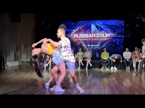 Vitor Veil & Vanessa Silveira de Souza. 2nd pl. JnJ Invitational. Russian Zouk Congress 2023 | Zouk