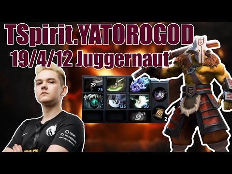 TS.Yatoro Signature Hero Juggernaut with 19 Kills and CRAZY Attack Speed Build - Game Highlights