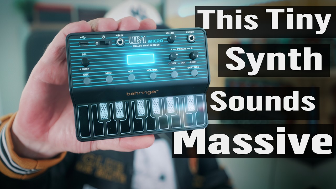 BEHRINGER UB-1 MICRO - This Tiny Synth Sounds Massive - YouTube