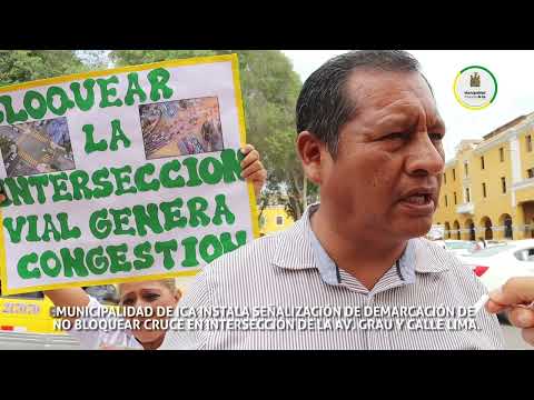 MPI REALIZA CAMPAÑA DE SENSIBILIZACIÓN “NUNCA BLOQUEES EL CRUCE” ENTRE LA AV. GRAU Y CALLE LIMA., video de YouTube