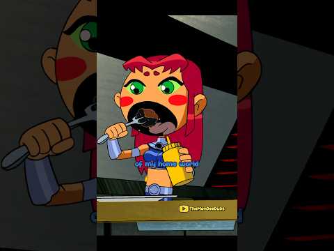 StarFire Has a WEIRD DIET | #youtubeshorts #shorts #teentitansgo #starfire #robin #batman #dccomics