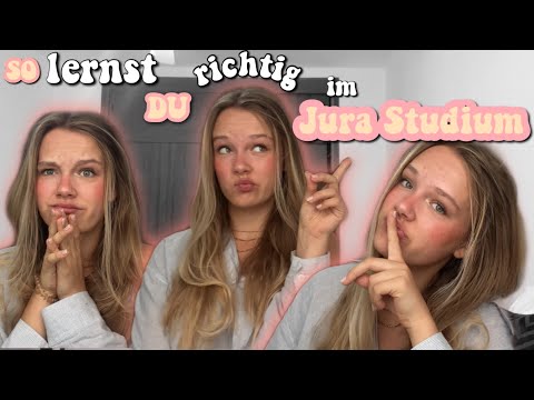RICHTIG LERNEN im JURA Studium- verschiedene Methoden und Materialien, Tipps und Tricks🤍 #howtojura