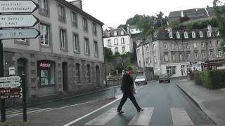 preview picture of video 'Driving Along Rue de Callac, Route de Paris & Avenue de Wurselen, Morlaix, Brittany, France'