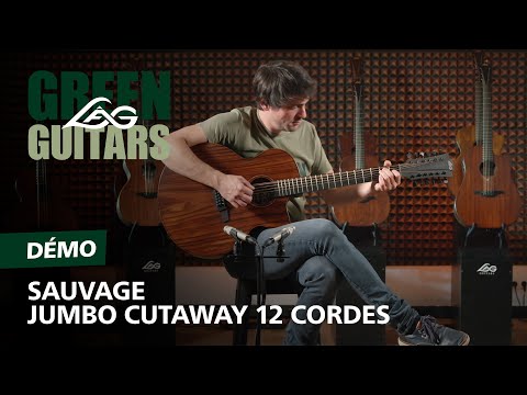 Електроакустична гітара Lag SAUVAGE-J12CE + чохол