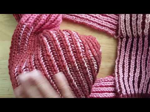 How to knit 2-color brioche stitch: a Knittycat's Knits tutorial