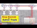 Hemat Kabel Stop Kontak Saklar Triple