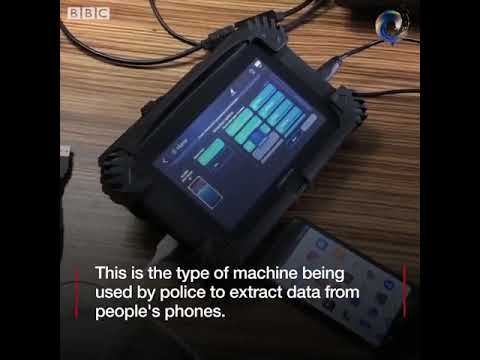 Police device for accessing phone data