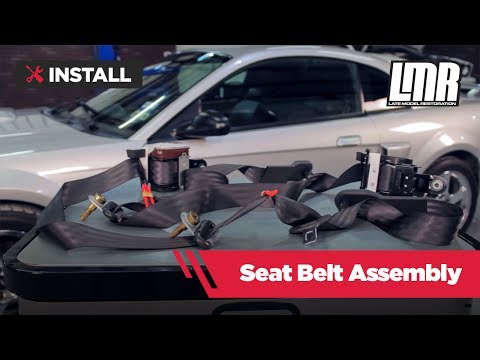 Mustang Seat Belt Assembly w/ Retractor Review & Install (01-04 Coupe)