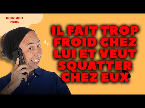 MARTIN A TROP FROID ET VEUT SQUATTER CHEZ DES GENS ! - L'APPEL TROP CONS