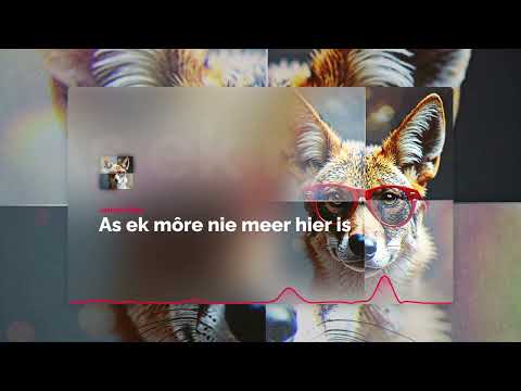 As ek môre nie meer hier is