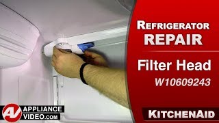 KitchenAid Refrigerator Leaking Water: Filter Head Repair
