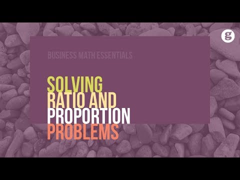 Solving Ratio and Proportion Problems