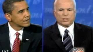 McAngry Angry John McCain at the debate Video