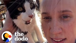Woman Going For A Jog Finds A Meowing Stray Cat  | The Dodo by The Dodo