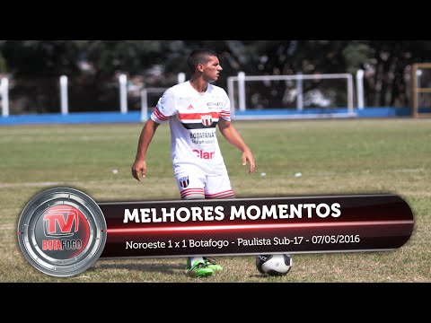 MELHORES MOMENTOS - Noroeste 1x1 Botafogo - Paulista Sub-17 - 07/05/2016
