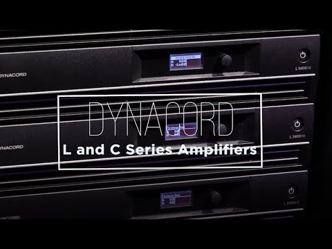 Dynacord L and C Series amplifiers