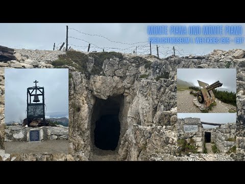 Monte Piana und Monte Piano in den Dolomiten Freilichtmuseum 1. Weltkrieg 1915 - 1917