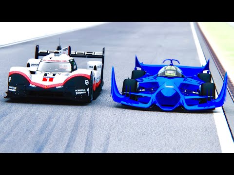 Bugatti F1 2025 Concpet vs Porsche 919 EVO at Spa Franccorshamps