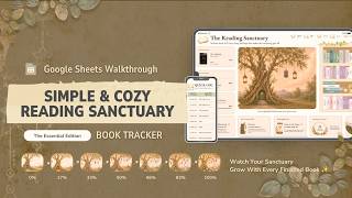 The ADHD-Friendly Book Tracker You'll Actually Use | Google Sheets Template Walkthrough