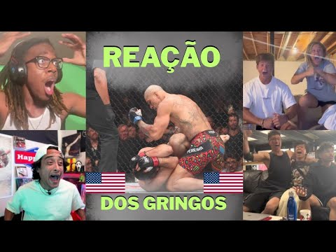 A REAÇÃO INSANA DOS GRINGOS NO NOCAUTE DE ALEX POATAN NO UFC 320