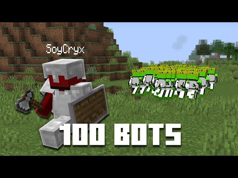 Surviving 100 Dream Attacks in Minecraft