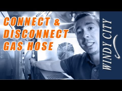 How to connect a gas hose tutorial windy city restaurant equ...
