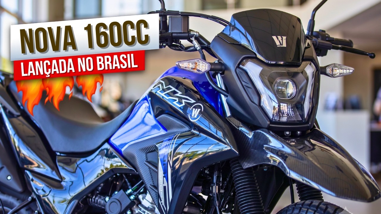 Nova Trail 160cc Que Chegou Para Agitar O Mercado! Melhor Que Bros 160