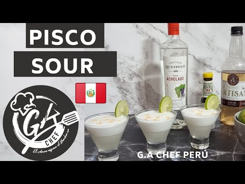 PISCO SOUR EN LICUADORA "RECETA"