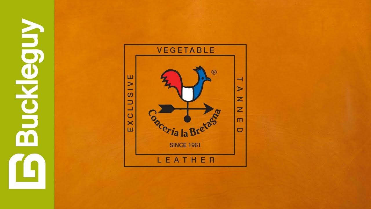 Conceria La Bretagna, Gaucho Oil | Tan | Veg Tan Leather Demo