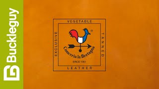 Conceria La Bretagna, Gaucho Oil | Tan | Veg Tan Leather Demo