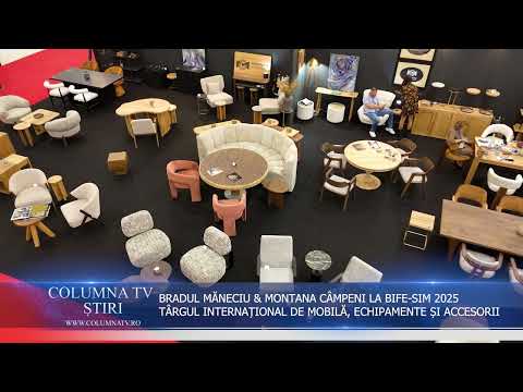 BRADUL MĂNECIU & MONTANA CÂMPENI LA BIFE SIM 2025 - TÂRGUL INTERNAȚIONAL DE MOBILIER DE LA ROMEXPO