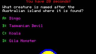 Arcade Game: Trivia Quest (1984 Techstar)