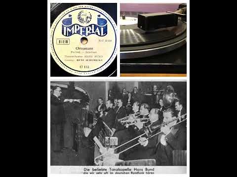 Tanzorchester Hans Bund, Ges. Rudi Schuricke: Chinamann, 1937 (Imperial 17133, post war pressing)