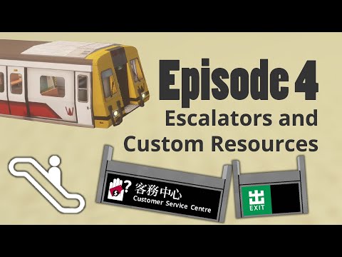 Jonathan Ho - Escalators and Custom Resources - Minecraft Transit Railway Tutorials Episode 4
