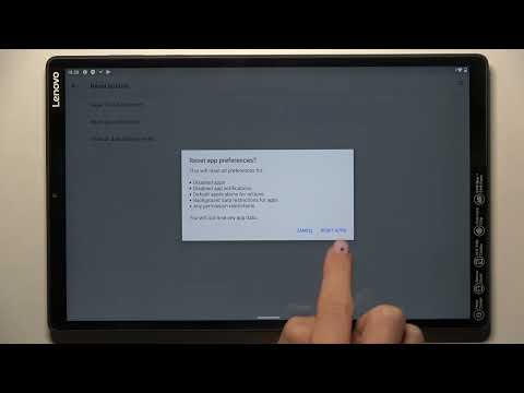 LENOVO TAB M10+ Reset App Preferences