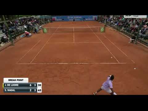 Sumit Nagal vs Joris De Loore - 2023 ATP Rome Challenger SF