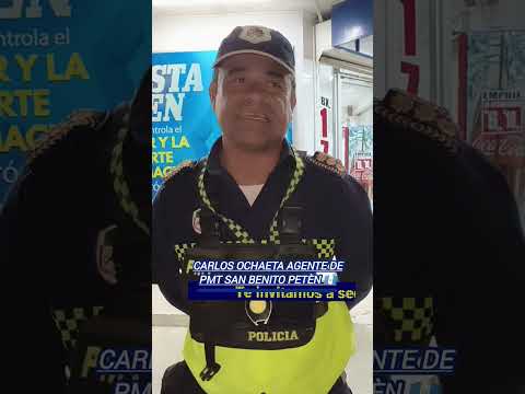 GUATEMALA 🇬🇹 SAN BENITO PETÉN SEÑALIZAN ÁREAS DE PARQUEO PARA VEHICULOS CARLOS OCHAETA