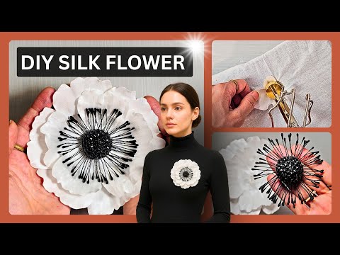 DIY Anemone Flower Tutorial | Handcrafted Realistic Petals & Stamen