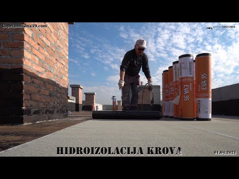 Kapetan Misina  39 - Postavljanje hidroizolacije krova 01.04.2021