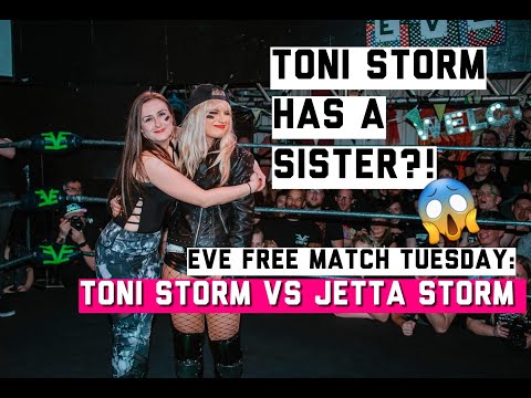 TONI STORM HAS A WRESTLING SISTER?! TONI STORM vs JETTA STORM!