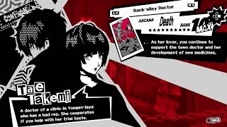 Persona 5 - Takemi (Death) Confidant [All Ranks]