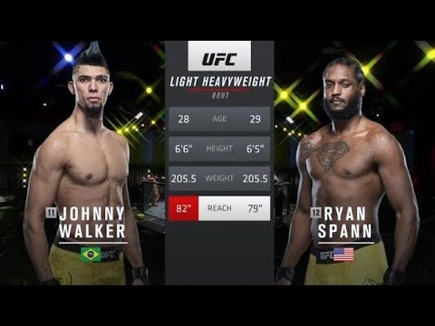 Johnny Walker vs Ryan Spann UFC Las Vegas 11